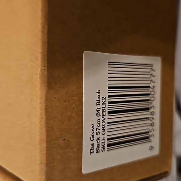 LACK OF COLOR THE GROVE BLACK FEDORA HAT SIZE 57CM (M) - Picture 7 of 15